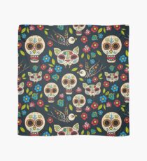 Day of the Dead, a traditional holiday in Mexico. Scarf