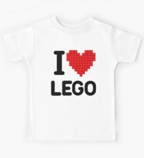 I Love Lego Kids Tee