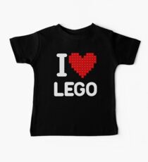 I Love Lego Baby Tee