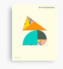 PHI: THE GOLDEN RATIO Canvas Print