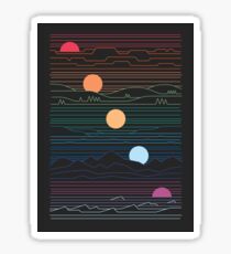 Many Lands Under One Sun Sticker