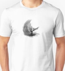 Sumi e sakura tree Unisex T-Shirt