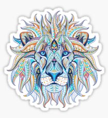 Ethnic Blue Lion Sticker