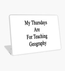 My Thursdays Are For Teaching Geography Laptop Skin
