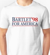 Bartlet for America Slogan Unisex T-Shirt
