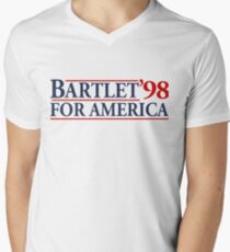 Bartlet for America Slogan Men's V-Neck T-Shirt