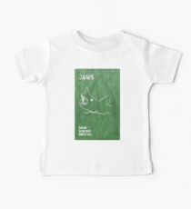 Jaws Movie Poster Design Baby Tee