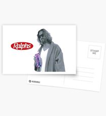 69 cent. Jeffrey Lebowski, AKA The Dude at Ralph's Postcards