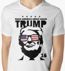 Donald Trump Make America Great Again Shirt Men's V-Neck T-Shirt