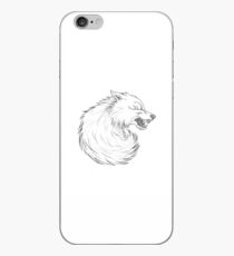 Haus Stark Wolf Grafik Zeichnung (Game of Thrones) iPhone-Hülle & Cover