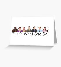 The Office Greeting Card