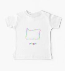 Oregon State Map Kids Babies Clothes Redbubble