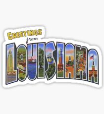 Greetings from Louisiana Sticker