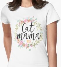 CAT MAMA Women's Fitted T-Shirt