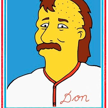 Don Mattingly Card Poster by IncipitChaos218