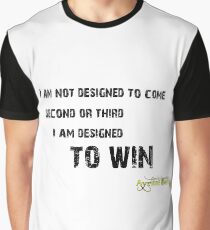 Ayrton Senna - I am designed to WIN Graphic T-Shirt