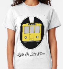 Berlin U-Bahn Train - Life on the Line - Classic T-Shirt