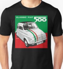 Fiat 500 Italian flag Unisex T-Shirt