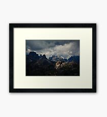 Light peak Framed Print
