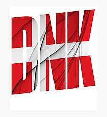 DNK - Danmark Flag Photographic Print