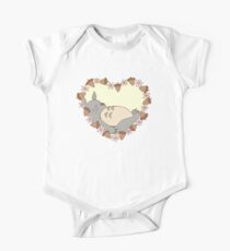 Sleeping Totoro Short Sleeve Baby One-Piece