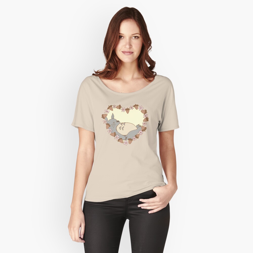 Sleeping Totoro Relaxed Fit T-Shirt