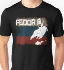 NEW FEDOR EMELIANENKO THE LAST EMPEROR RUSSIAN FLAG Unisex T-Shirt