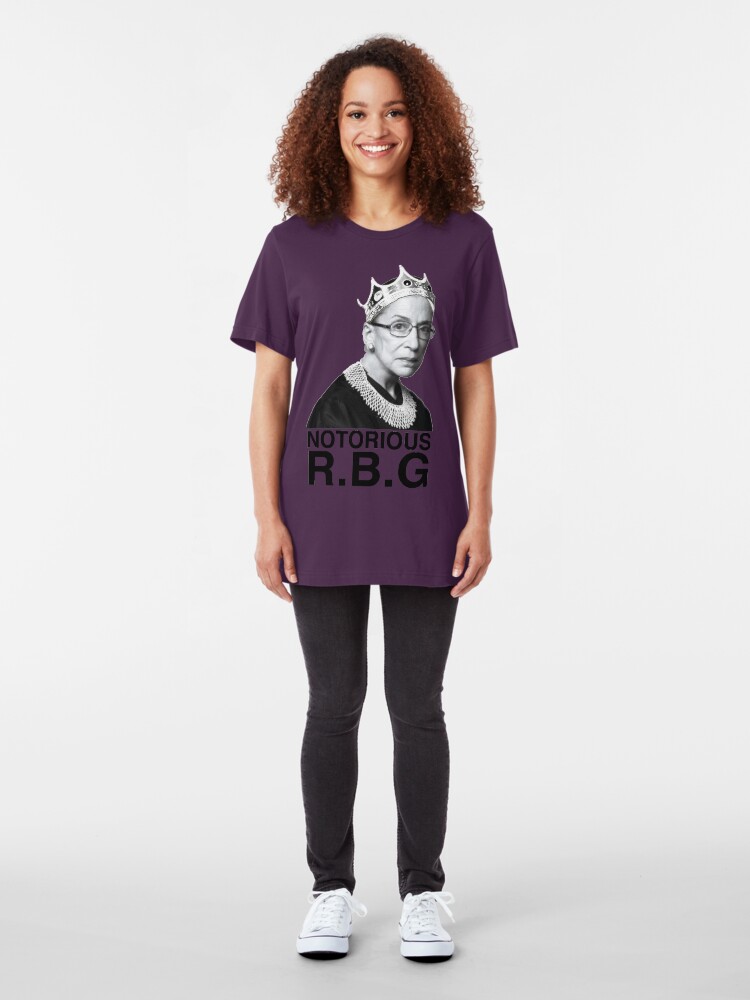 Alternate view of notorious rbg Slim Fit T-Shirt