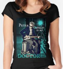 Peter Capaldi Is My Doctor Women's Fitted Scoop T-Shirt