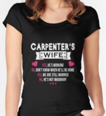 Carpenter - Wife Women's Fitted Scoop T-Shirt