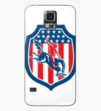 American Rodeo Cowboy Riding Bucking Bronco Case/Skin for Samsung Galaxy