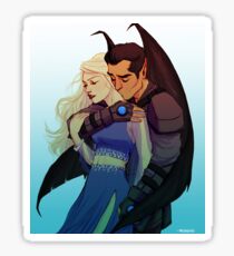 Morrigan and Azriel Sticker