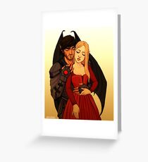Cassian and Nesta Greeting Card