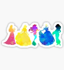 Princesses Inspired Silhouette Sticker