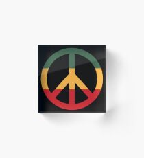 Reggae peace Acrylic Block