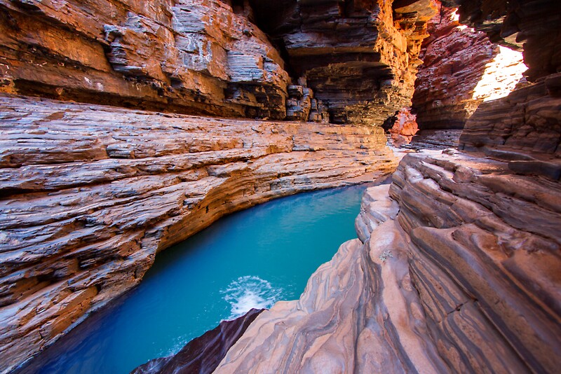 "Kermit's Pool, Hancock Karijini National Park" Posters by
