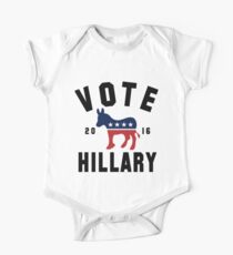 Vintage Vote Hillary Clinton 2016 Womens Shirt Short Sleeve Baby One-Piece