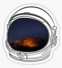 Camping on the Moon Sticker