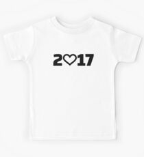 2017 heart love Kids Tee