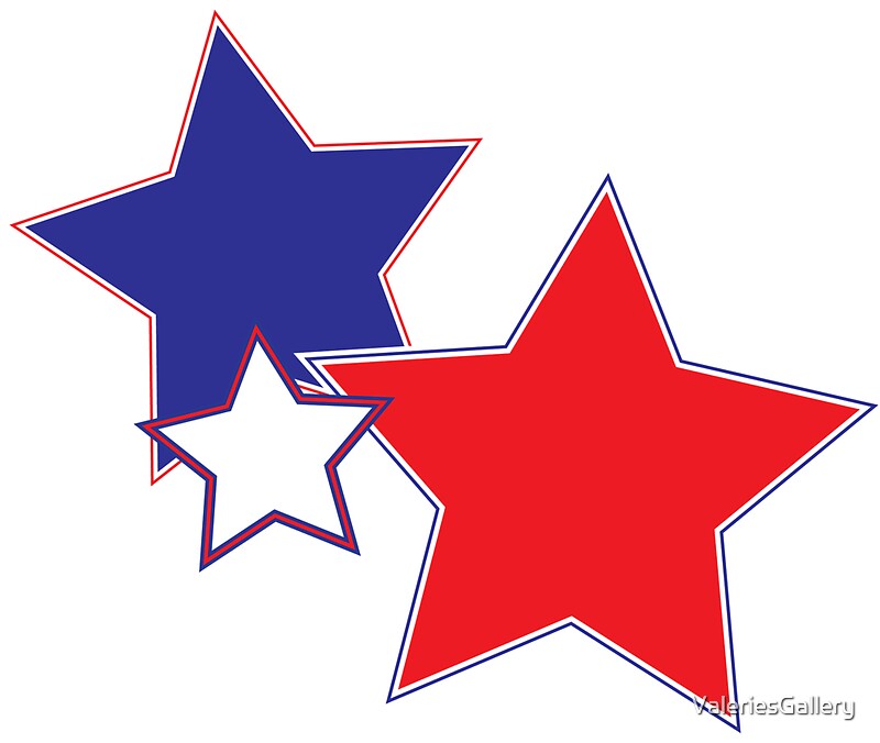 red-white-and-blue-stars-stickers-by-valeriesgallery-redbubble
