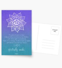 Third Eye Chakra Affirmation Postcards