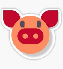 The Most Pure Pig Sticker