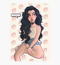 Peachy Photographic Print
