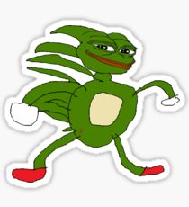 Sonic Pepe Sticker