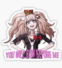 Bow Before Me - Junko Enoshima Sticker
