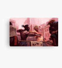 Feel the Power of Warrior Canvas Print