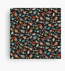 just birds dark Canvas Print