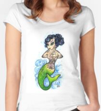 Crash Mermaid Fitted Scoop T-Shirt