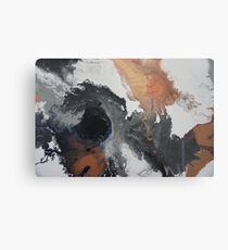 Mono Copper Metal Print