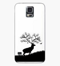 Silent Stag - White Hülle & Klebefolie für Samsung Galaxy